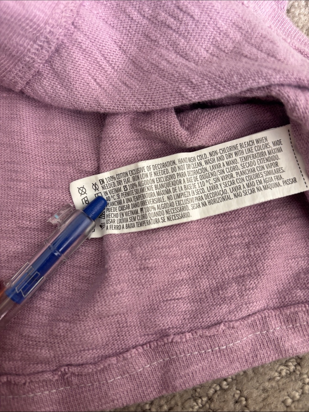 Forever 21 Lavender Button-Front Collared Tee - Picture 5 of 6